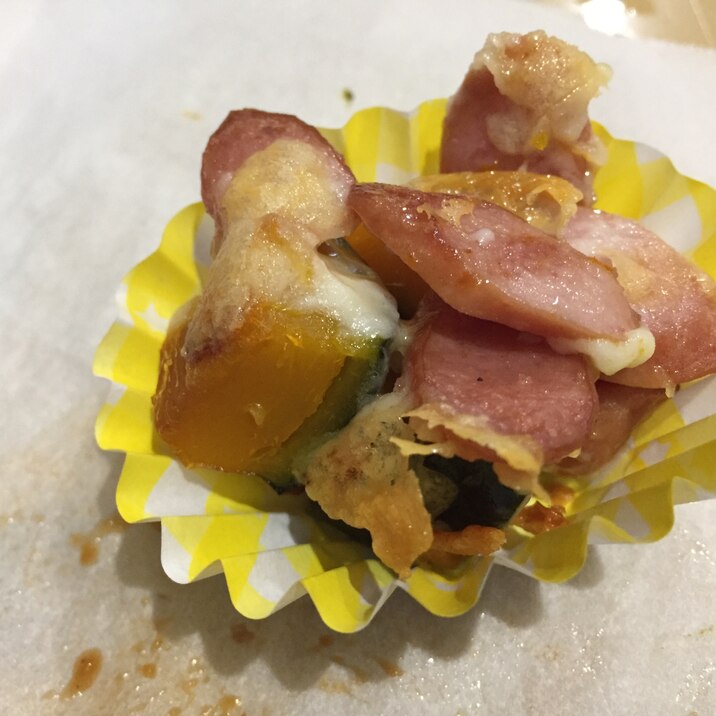 お弁当に かぼちゃとウィンナーのチーズ焼き レシピ 作り方 By Dama Espresso 楽天レシピ